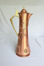 WMF - Vaas - Koper - Art Nouveau / Jugendstil, Antiek en Kunst