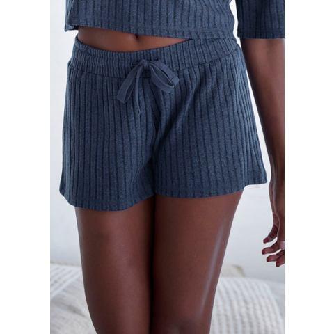 Lascana Short - Lounge shorts gemêleerd Lounge-/brei, Kleding | Dames, Broeken en Pantalons, Nieuw, Verzenden