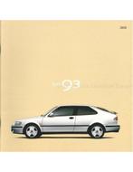 2000 SAAB 9-3 BROCHURE NEDERLANDS, Nieuw, Author
