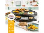 DOMO DO9038G Gourmetset - Grillplaat - Raclette - 8 personen, Verzenden, Zo goed als nieuw