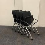 Tweedehands complete set van 4 stuks Haworth comforto X99, Huis en Inrichting, Stoelen, Ophalen of Verzenden, Gebruikt, Zwart
