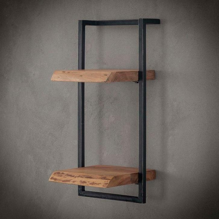 Woody metaal wandplank 30x65 cm - OUTLET B, Huis en Inrichting, Stoelen, Nieuw, Ophalen of Verzenden