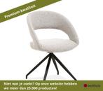 2 stuks Maxfurn Yara Eetkamerstoel draaibaar metaal/touch, Huis en Inrichting, Stoelen, Ophalen of Verzenden, Nieuw, Overige materialen