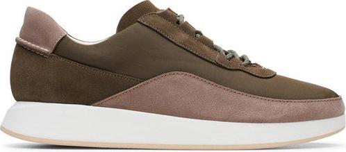Clarks Originals Kiowa Pace Heren Sneakers - Olive Combi -, Kleding | Heren, Schoenen, Verzenden