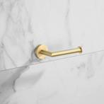 Toiletrolhouder Aquasplash Brass Geborsteld Mat Goud, Ophalen of Verzenden, Nieuw