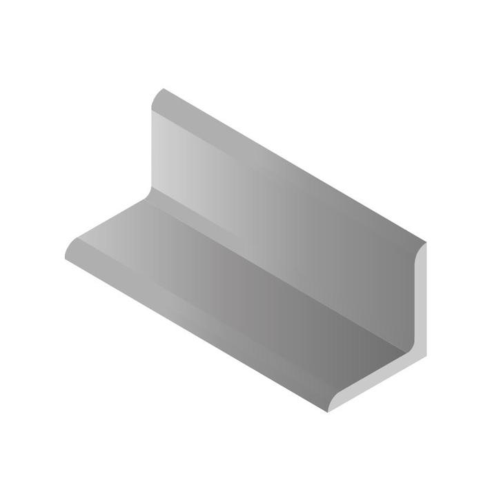 Hoekstaal gelijkzijdig 100 x 100 x 10 mm gestraald en, Doe-het-zelf en Verbouw, Metalen, Ophalen