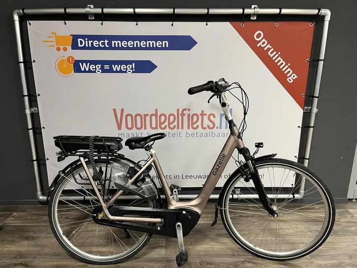 Gazelle Orange C7 Elektrische Fiets 28 inch 50 cm Brons, Fietsen en Brommers, Elektrische fietsen, Gebruikt, 47 tot 51 cm, Gazelle