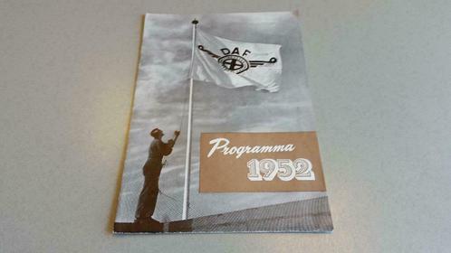 DAF Programma brochure uit 1952 in het Nederlands *Zeldzaam*, Boeken, Auto's | Folders en Tijdschriften, Gelezen, Verzenden