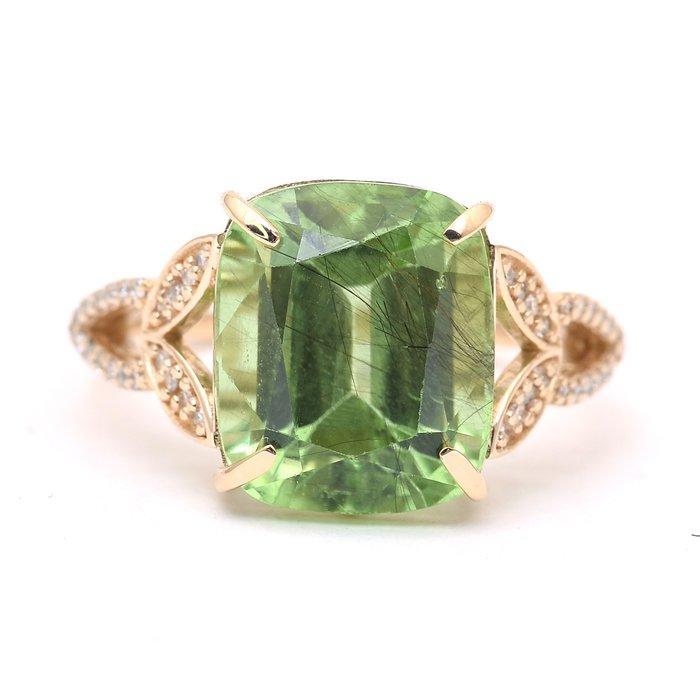 Zonder Minimumprijs - Ring - 14 karaat Geel goud - 8.72ct., Sieraden, Tassen en Uiterlijk, Ringen