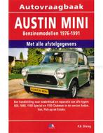 1976 - 1991 AUSTIN MINI BENZINE VRAAGBAAK NEDERLANDS, Auto diversen, Handleidingen en Instructieboekjes