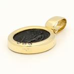 Hanger - 14 karaat Geel goud Diamant (Natuurlijk)