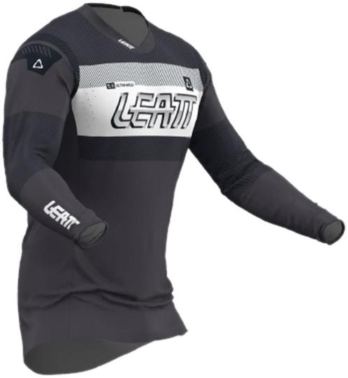 Leatt 2024 Moto 5.5 UltraWeld Crossshirt Graphite Zwart / Gr, Motoren, Onderdelen | Overige, Ophalen of Verzenden