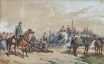 Louis-Eugene Ginain (1818-1886) - The French Cavalry in, Antiek en Kunst