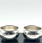 No reserve-Twee handgemaakte antieke 1e gehalte zilveren