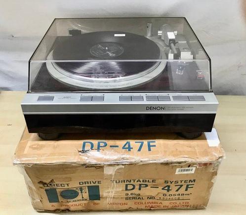 Denon - DP-47F - Fully Automatic + Denon DL-80MC+ Shure, Audio, Tv en Foto, Radio's
