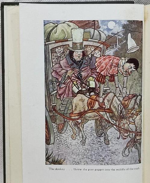 Carlo Collodi - Pinocchio The Story Of A Puppet (With 8, Antiek en Kunst, Antiek | Boeken en Bijbels