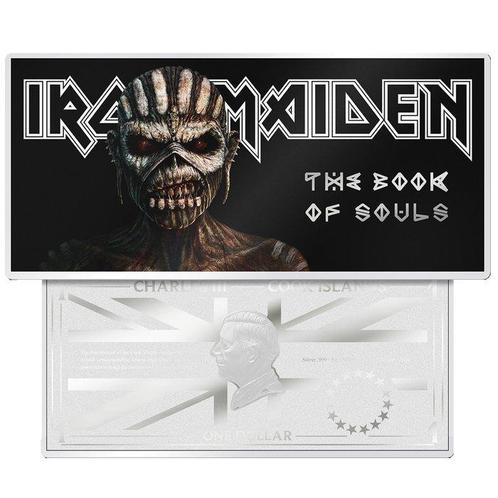 Cookeilanden. 1 Dollar 2024 Iron Maiden - The Book of Souls,, Postzegels en Munten, Munten | Europa | Niet-Euromunten