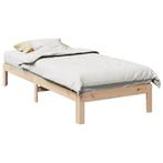 vidaXL Bedframe zonder matras massief grenenhout 80x200 cm, Eenpersoons, Bruin, Verzenden, Nieuw