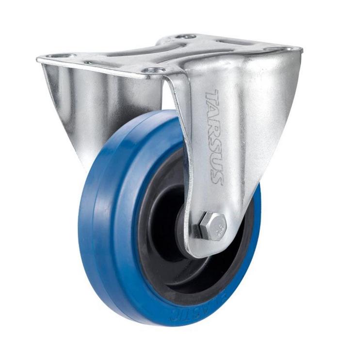 Tarsus Bokwiel 200 mm - Slijtvast Rubber - 280 kg Draagve..., Doe-het-zelf en Verbouw, Zwenkwielen, Nieuw, Ophalen of Verzenden