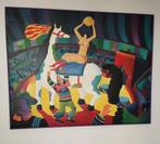 Jacques Cinquin (1942-2019) - Le grand cheval blanc (1983), Antiek en Kunst, Kunst | Schilderijen | Modern