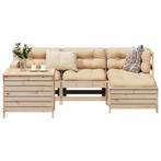 vidaXL 5-delige Loungeset massief grenenhout, Verzenden, Nieuw, Loungeset
