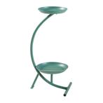 Plantenstandaard Aalten 61,5x30x25 cm groen [en.casa], Verzenden, Nieuw