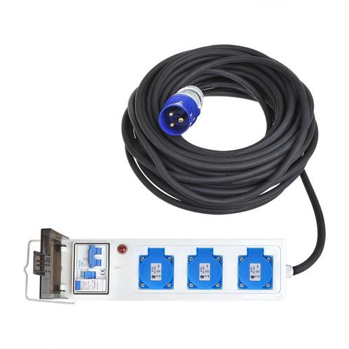 Tent-/vouwwagen unit 10M met MCCB en RCD, Caravans en Kamperen, Camper-accessoires, Verzenden