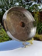 Vintage Sheffield Silver-Plated Serving Tray – England –