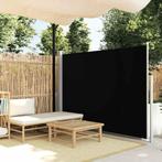 vidaXL Wind-/zonnescherm uittrekbaar 160x300 cm zwart, Tuin en Terras, Verzenden, Nieuw