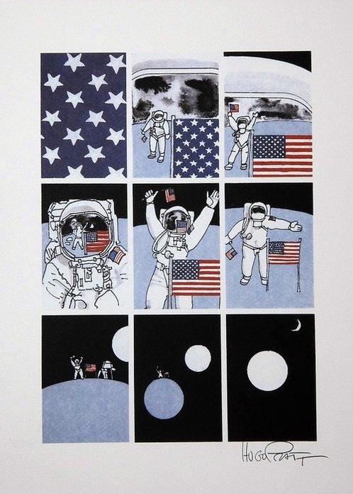 Pratt, Hugo - 1 Portefeuille - Lune - 1990, Boeken, Strips | Comics