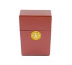 Metallic sigarettendoosje - Rood, Verzamelen, Verzenden, Nieuw, Tabaksdoos of Verpakking