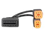 OBDSTAR (M034) | Harley Davidson 4+6-pins OBD – 16-pins OBD2, Auto diversen, Autogereedschap, Verzenden, Nieuw
