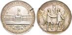 Zilver medaille, Schuetzenmedaille von Sebald 1865 Bremen..., Postzegels en Munten, Penningen en Medailles, Verzenden