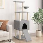 vidaXL Kattenmeubel met sisal krabpalen 153 cm lichtgrijs, Verzenden, Nieuw