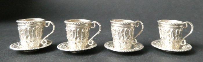 Miniatuur figuur - .833 zilver, Antiek en Kunst, Antiek | Goud en Zilver