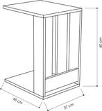2dekans | Woody Bijzettafel | Melamine Gecoat | 18mm |, Huis en Inrichting, Tafels | Salontafels, Ophalen of Verzenden, Zo goed als nieuw