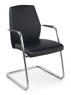 Sitland Passepartout vergaderstoel, zwart leder, Zakelijke goederen, Kantoor en Winkelinrichting | Kantoormeubilair en Inrichting