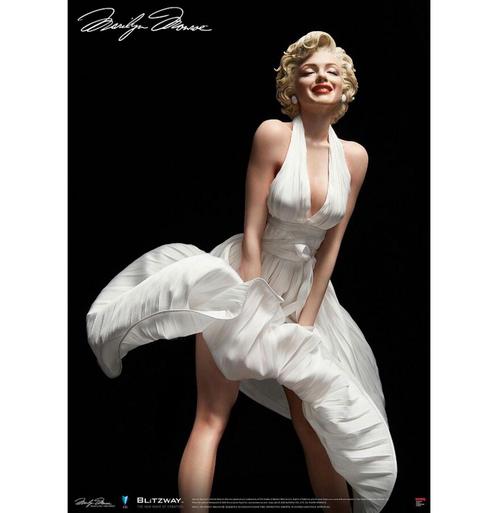 Marilyn Monroe: Marilyn Monroe 1:4 Schaal Standbeeld, Verzamelen, Film en Tv, Ophalen