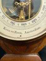 Kern en Zoon - Barometer - Emaille, Glas, Hout, Messing -