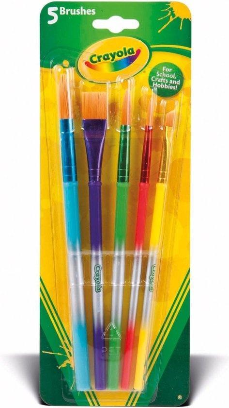 Crayola 5 Penselen, Hobby en Vrije tijd, Knutselen, Ophalen of Verzenden