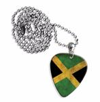 Plectrum ketting, sleutelhanger van Jamaicaanse grunge vlag, Ophalen of Verzenden, Nieuw