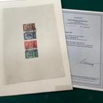 Duitse Rijk 1933 - Noodhulpblok met zeldzame annulering, Gestempeld