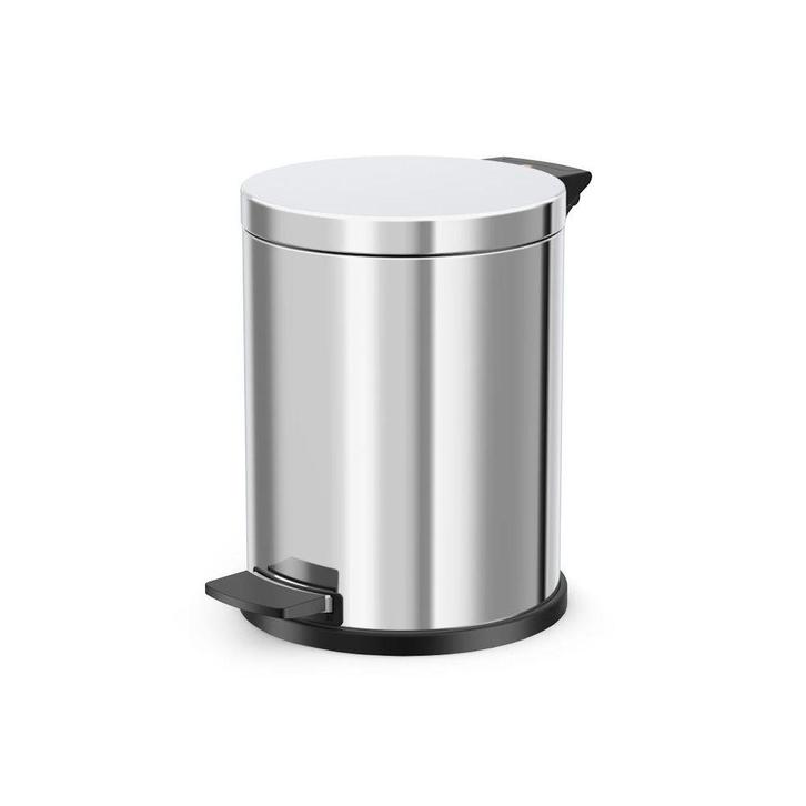 Hailo Solid M pedaalemmer 12l - RVS, Huis en Inrichting, Woonaccessoires | Prullenbakken, Nieuw, Verzenden