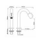 Fonteinset BWS Solid Surface Met Handdoekhouder Links Wit, Ophalen of Verzenden, Nieuw