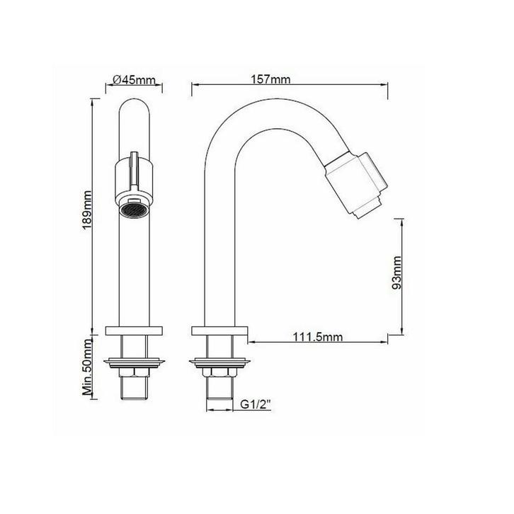 Fonteinset BWS Solid Surface Met Handdoekhouder Links Wit, Doe-het-zelf en Verbouw, Sanitair, Ophalen of Verzenden