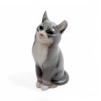 Royal Copenhagen - Beeldje - Grey cat - 1803 - Porselein