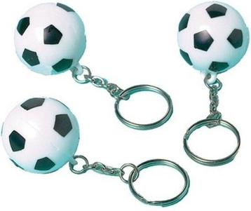 Amscan Sleutelhangers Championship Soccer Zwart/wit 12 Stuks beschikbaar voor biedingen