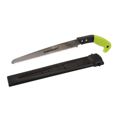 Silverline Snoeizaag met beschermhoes - 45 cm blad - geha..., Tuin en Terras, Hand-tuingereedschap, Nieuw, Ophalen of Verzenden