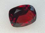 Rood Granaat  - 7.14 ct - Antwerp Laboratory for Gemstone, Nieuw