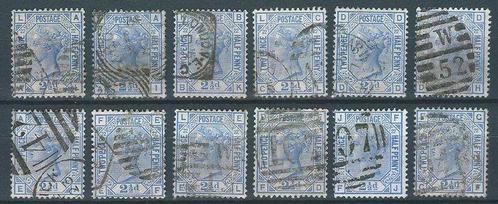Groot-Brittannië 1880 - Koningin Victoria 2½d. blauw, plaat, Postzegels en Munten, Postzegels | Europa | UK